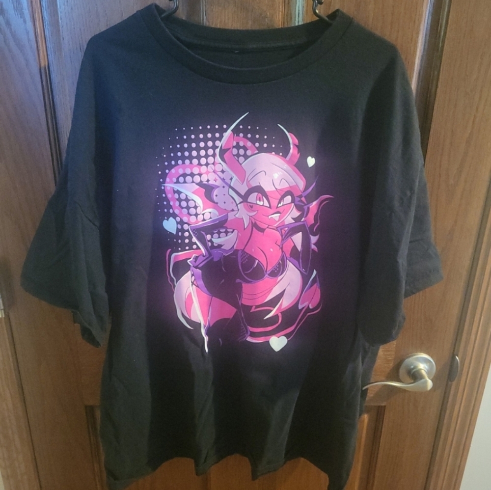 *Sold Out* Helluva Boss Black Verosika Mayday Valentines Day 2024 3XL Shirt